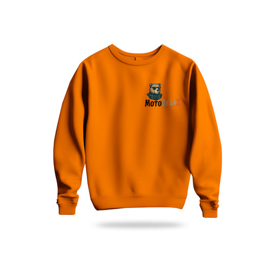 MotoBearZ Classic Sweatshirt Baskılı Bisiklet Yaka – Unisex Sweat Collection