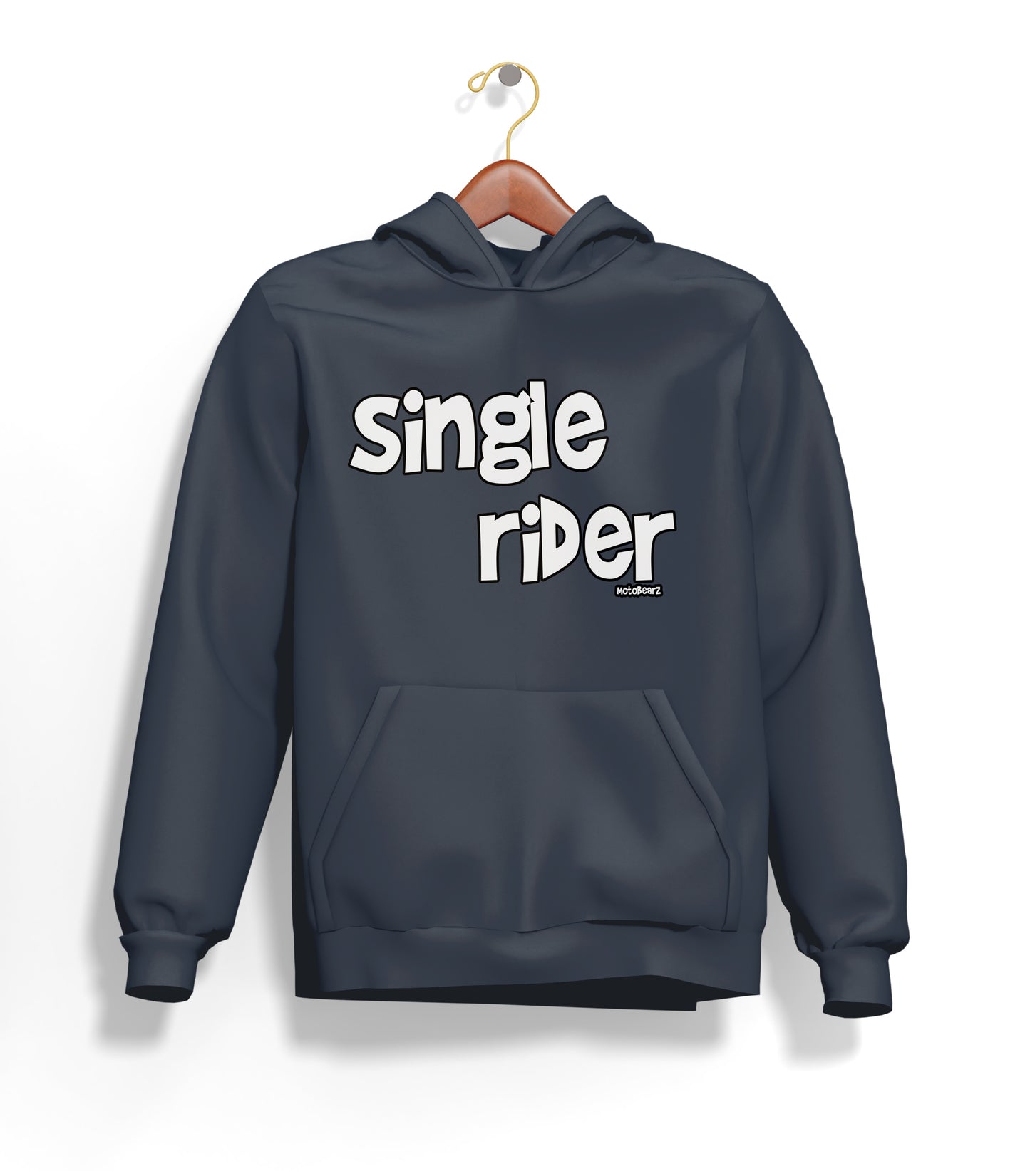 Single Rider Hoodie – Şardonlu Kalın Unisex Motosiklet Kapüşonlu Sweatshirt - Hoodie Collection