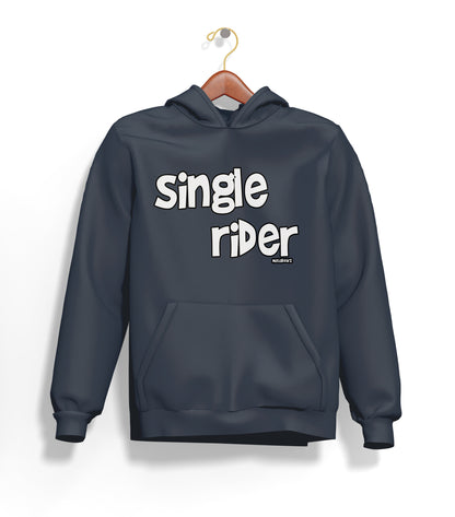 Single Rider Hoodie – Şardonlu Kalın Unisex Motosiklet Kapüşonlu Sweatshirt - Hoodie Collection