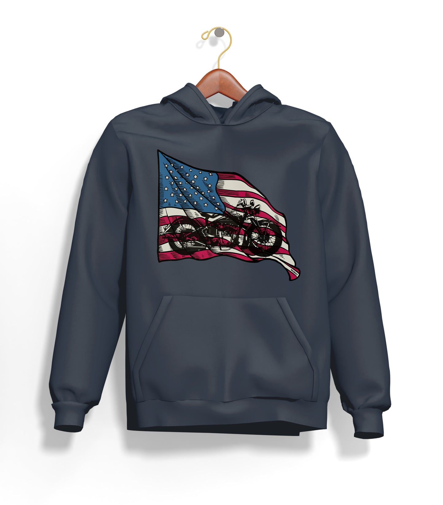 American Chopper Hoodie – Şardonlu Kalın Unisex Motosiklet Kapüşonlu Sweatshirt - Hoodie Collection