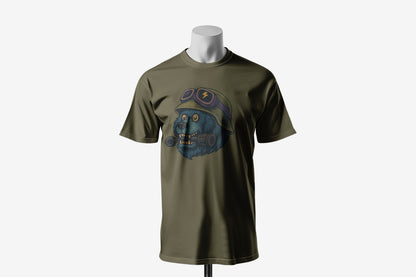 Crazy BearZ - 10 Farklı Renk - Unisex Rahat Kalıp Baskılı Tişört - BearZ Collection