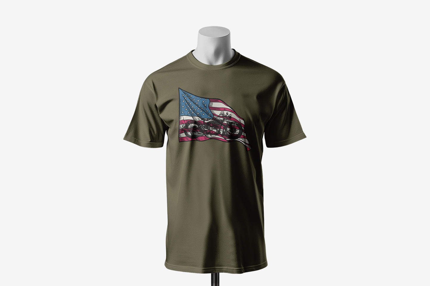 American Chopper - 10 Farklı Renk - Unisex Rahat Kalıp Baskılı Tişört - Moto Garage Collection