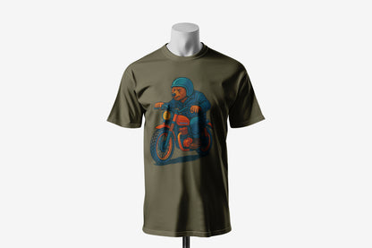 Blue BearZ - 10 Farklı Renk - Unisex Rahat Kalıp Baskılı Tişört - BearZ Collection