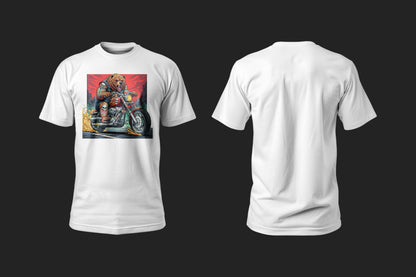 Fire on BearZ - 10 Farklı Renk - Unisex Rahat Kalıp Baskılı Tişört - BearZ Collection