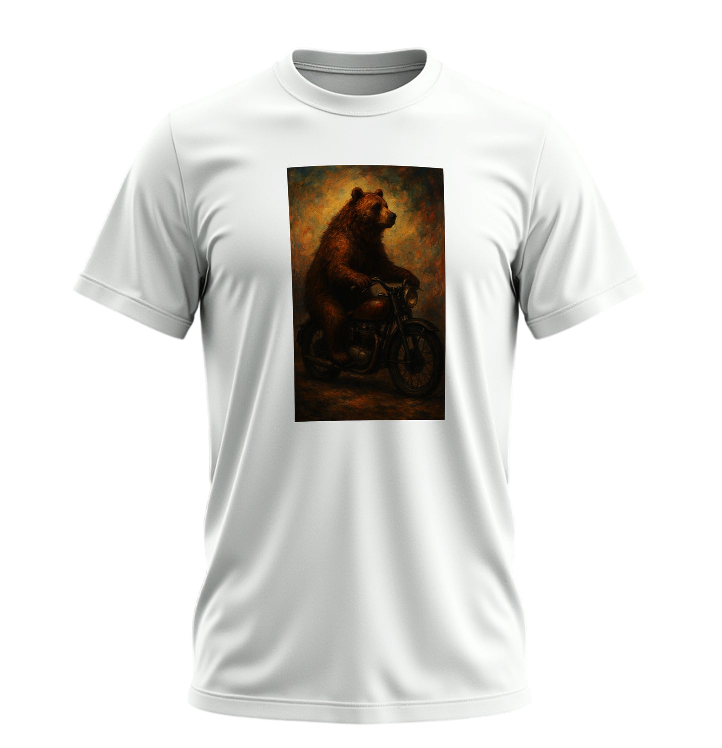 BearZ Art - 10 Farklı Renk - Unisex Rahat Kalıp Baskılı Tişört - BearZ Collection