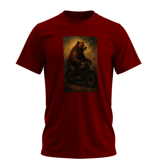 BearZ Art - 10 Farklı Renk - Unisex Rahat Kalıp Baskılı Tişört - BearZ Collection