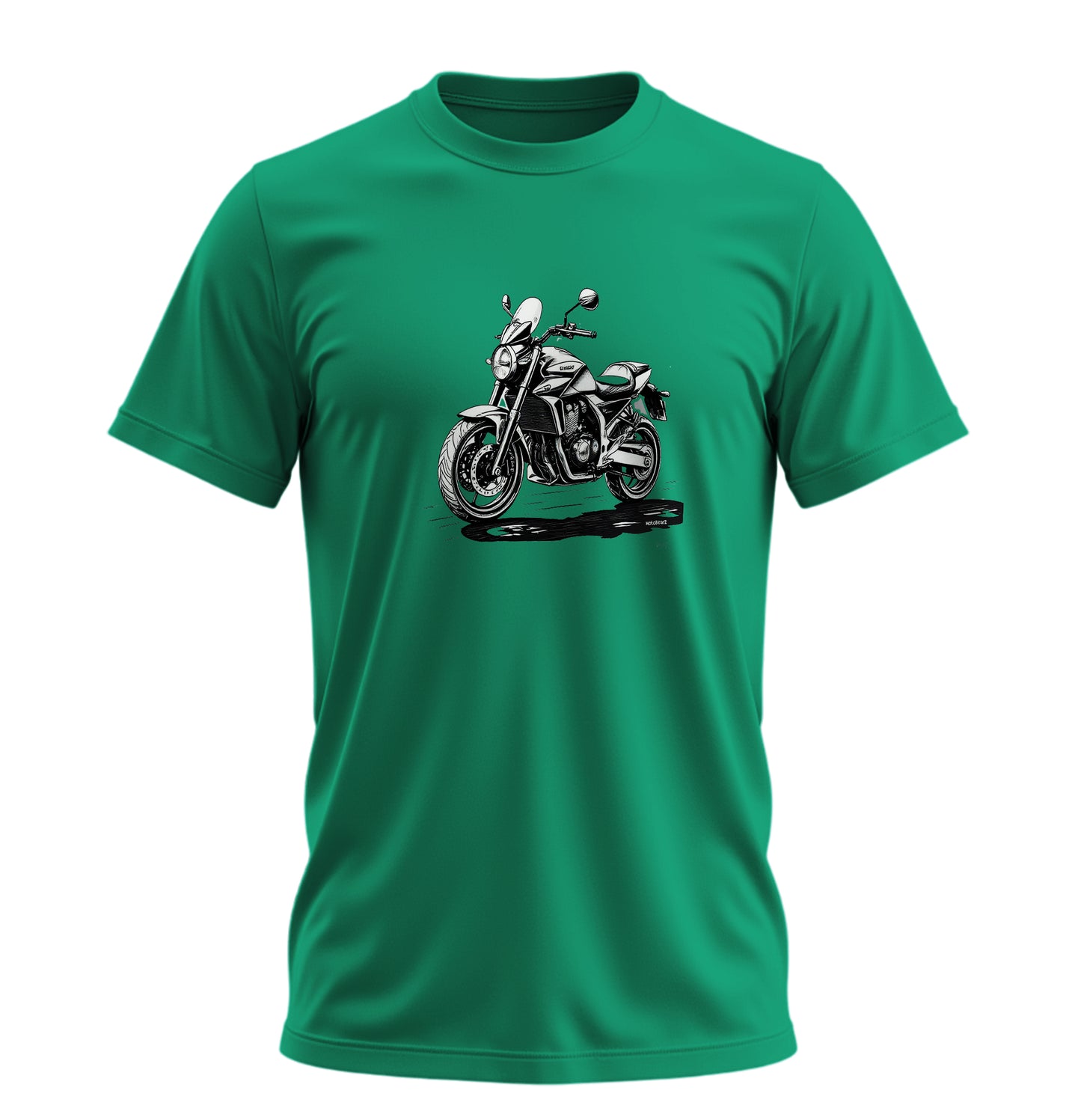 Black White Motosiklet - 10 Farklı Renk - Unisex Rahat Kalıp Baskılı Tişört - Moto Garage Collection