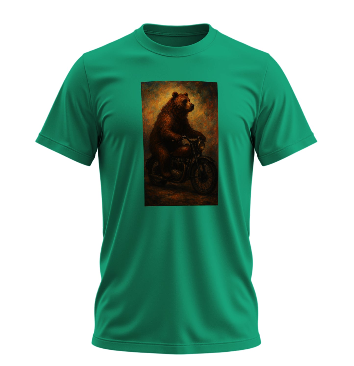 BearZ Art - 10 Farklı Renk - Unisex Rahat Kalıp Baskılı Tişört - BearZ Collection