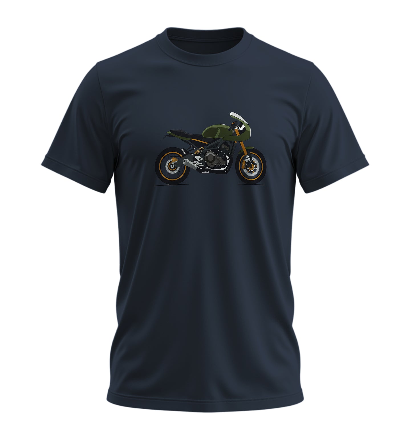 Adventure Draw Motosiklet - 10 Farklı Renk - Unisex Rahat Kalıp Baskılı Tişört - Moto Garage Collection
