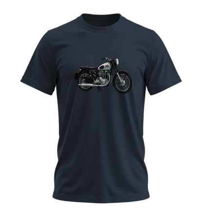 Rider Motosiklet - 10 Farklı Renk - Unisex Rahat Kalıp Baskılı Tişört - Moto Garage Collection