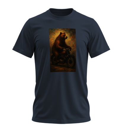 BearZ Art - 10 Farklı Renk - Unisex Rahat Kalıp Baskılı Tişört - BearZ Collection