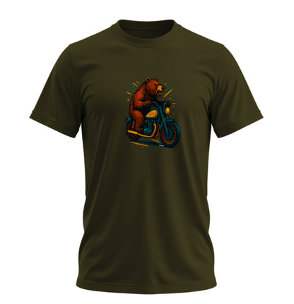 BearZ Speed - 10 Farklı Renk - Unisex Rahat Kalıp Baskılı Tişört - BearZ Collection