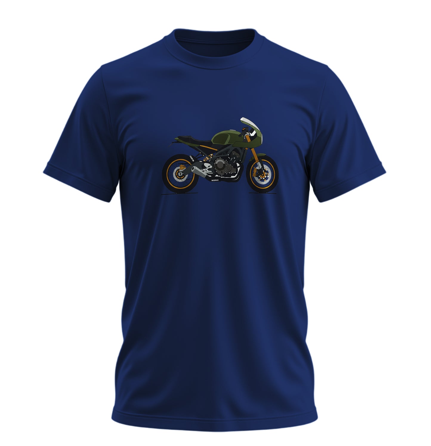 Adventure Draw Motosiklet - 10 Farklı Renk - Unisex Rahat Kalıp Baskılı Tişört - Moto Garage Collection
