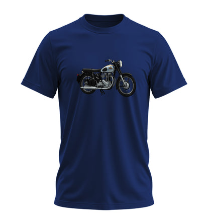 Rider Motosiklet - 10 Farklı Renk - Unisex Rahat Kalıp Baskılı Tişört - Moto Garage Collection