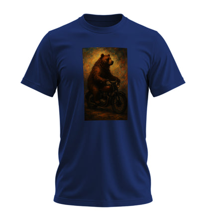 BearZ Art - 10 Farklı Renk - Unisex Rahat Kalıp Baskılı Tişört - BearZ Collection