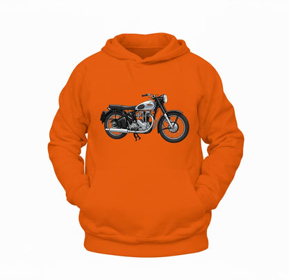 Nostaljik Motosiklet Hoodie – Şardonlu Kalın Unisex Motosiklet Kapüşonlu Sweatshirt - Hoodie Collection
