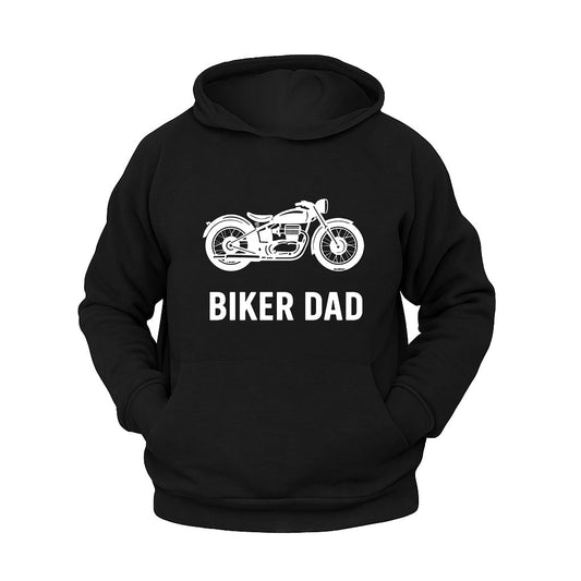 Motorcu Baba Hoodie – Şardonlu Kalın Unisex Motosiklet Kapüşonlu Sweatshirt - Hoodie Collection