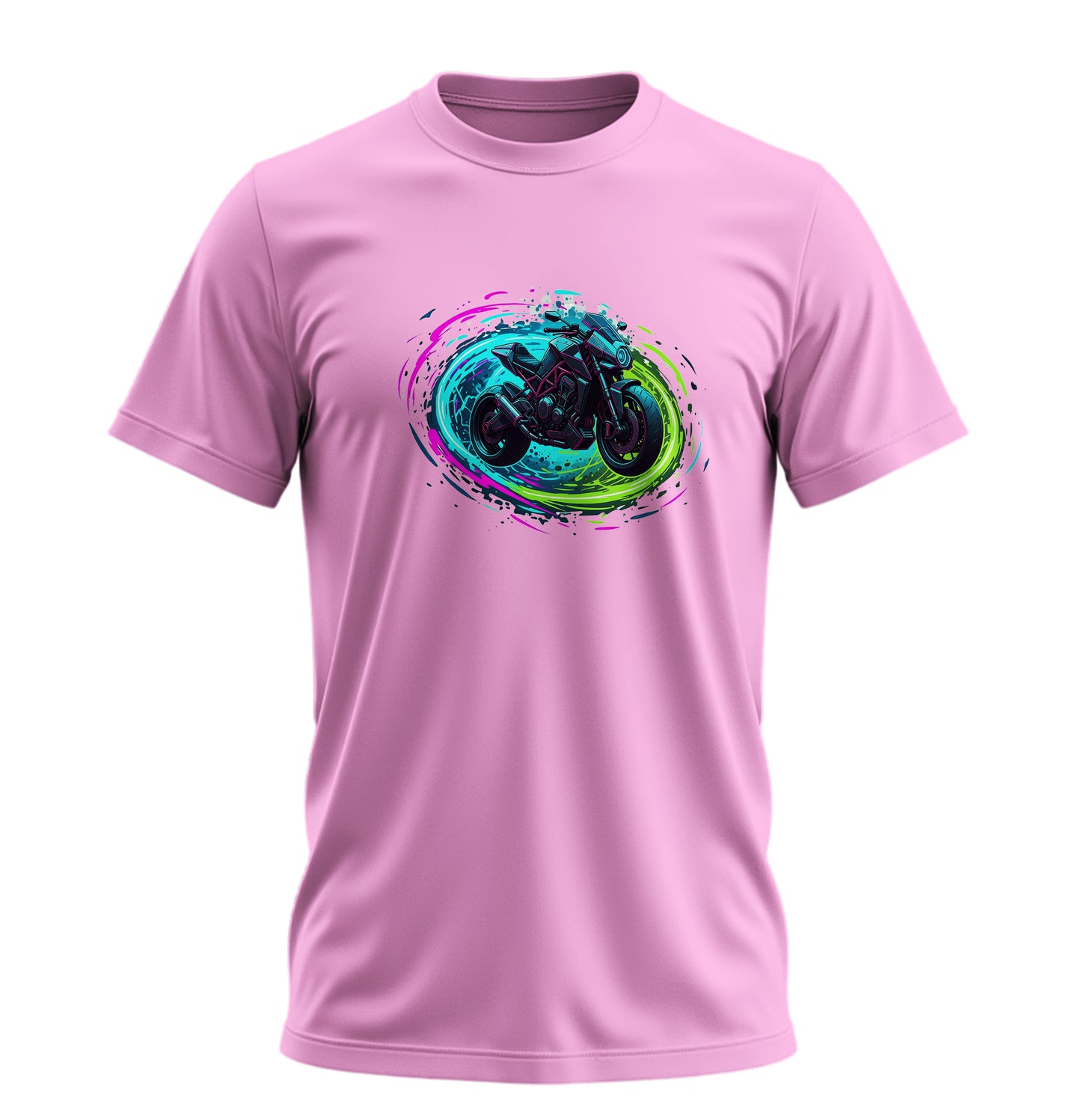 Fütüristik Motosiklet - 10 Farklı Renk - Unisex Rahat Kalıp Baskılı Tişört - Moto Garage Collection