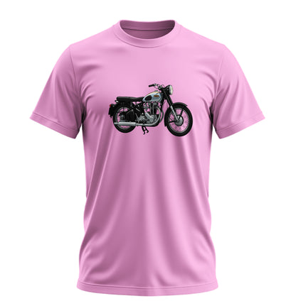 Rider Motosiklet - 10 Farklı Renk - Unisex Rahat Kalıp Baskılı Tişört - Moto Garage Collection