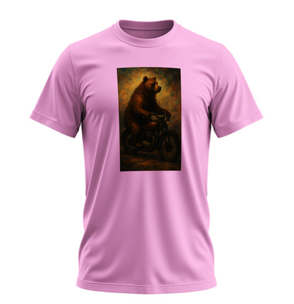 BearZ Art - 10 Farklı Renk - Unisex Rahat Kalıp Baskılı Tişört - BearZ Collection