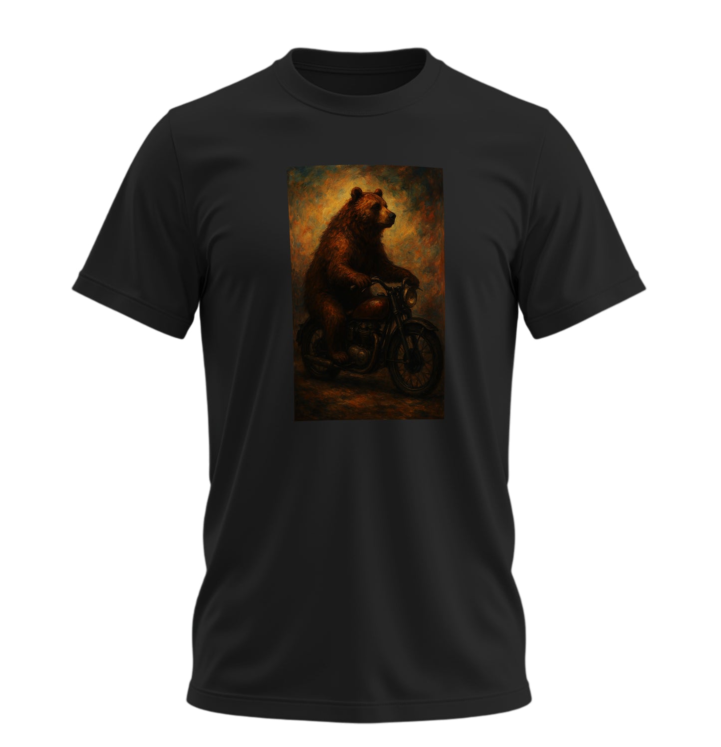 BearZ Art - 10 Farklı Renk - Unisex Rahat Kalıp Baskılı Tişört - BearZ Collection