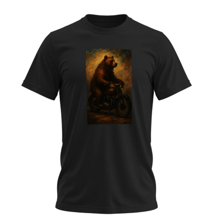 BearZ Art - 10 Farklı Renk - Unisex Rahat Kalıp Baskılı Tişört - BearZ Collection