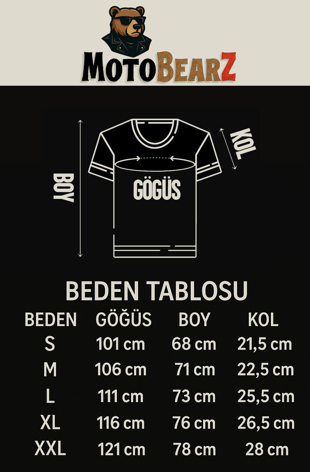 Boş Zamanlarımda Yaptıklarım Motosiklet - Unisex Rahat Kalıp Baskılı Tişört - Moto Garage Collection