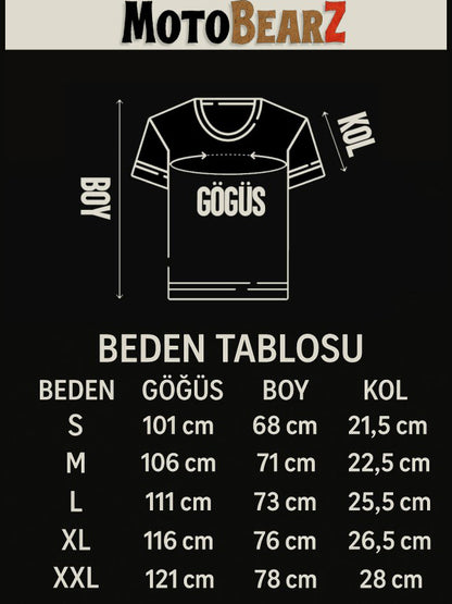 Suluboya Motosiklet - 10 Farklı Renk - Unisex Rahat Kalıp Baskılı Tişört - Moto Garage Collection